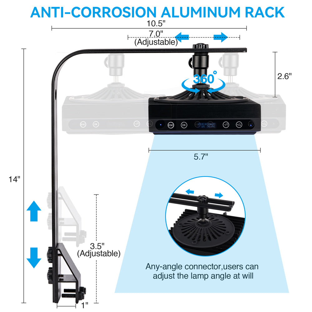 CTLite 3 Channels 60Watt LED Aquarium Light