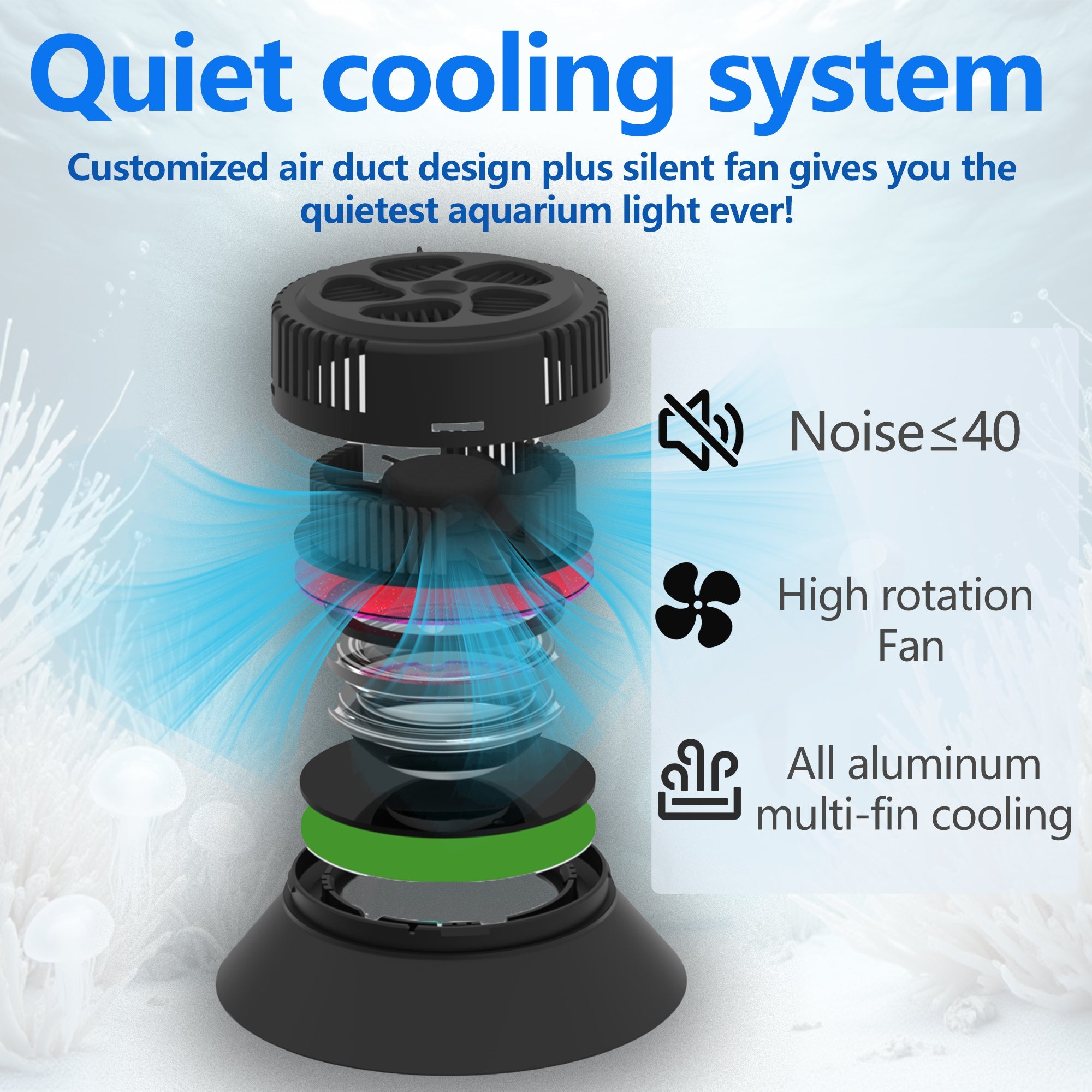 CTLite 30W AquaElf marine plants and fresh fish LED aquarium light