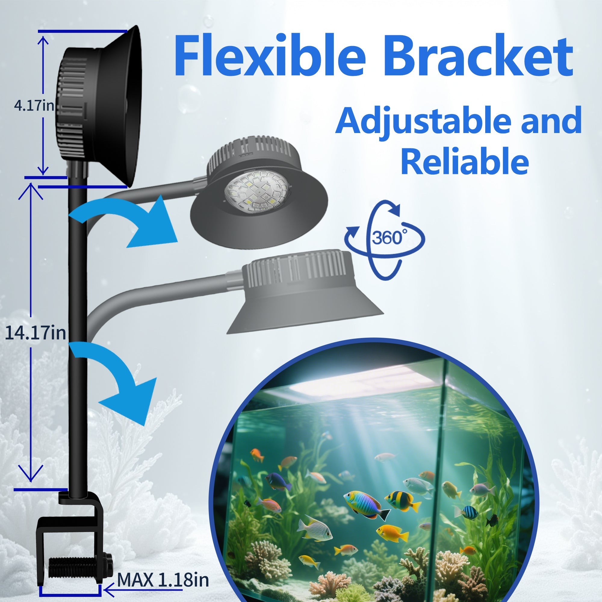 CTLite 30W AquaElf marine plants and fresh fish LED aquarium light